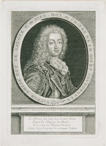 Víctor Amadeo II Duque de Saboya, Rey de Sicilia y primer Rey de Piamonte-Cerdeña de Etienne Desrochers