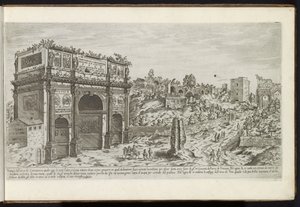 Arco de Constantino en Roma Edificios antiguos (título de la serie) I vestigi dell