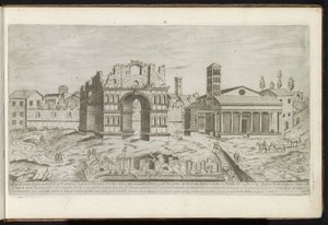 Arco de Jano en Roma Edificios antiguos (título de la serie) I vestigi dell