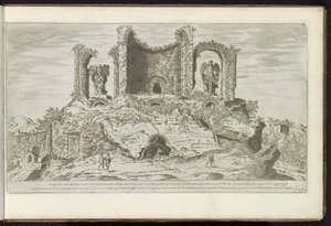 Ruinas de los Trofeos de Marius en Roma Edificios antiguos (título de la serie) I vestigi dell