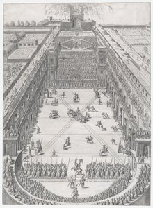 Speculum Romanae Magnificentiae: Matrimonio de Annibale Altemps y Ortensia Borromeo, Roma de Etienne Duperac