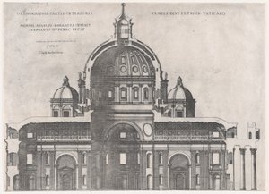 Speculum Romanae Magnificentiae: San Pedro, siglo XVI de Etienne Duperac