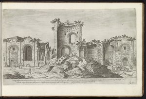 Termas de Constantino en Roma Edificios antiguos (título de la serie) I vestigi dell