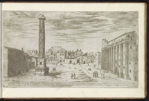 Columna de Antoninus Pius en Roma Edificios antiguos (título de la serie) I vestigi dell