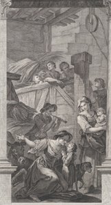La capilla de los Enfants-Trouvés en París: La adoración de los pastores, 1752