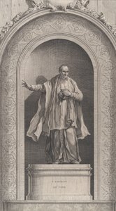 La Capilla de los Enfants-Trouvés en París: San Vicente de Paúl, 1756 de Etienne Fessard