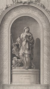 La Capilla de los Enfants-Trouvés en París: Santa Genoveva de los Ardientes, 1757