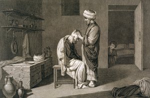 El Barbero, 1822 de Etienne Frederic Lignon