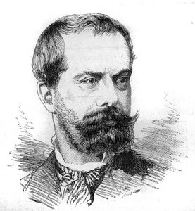 Retrato de Paul Deves (1837-1889), abogado y político francés. Grabado por Bocour en “Le Monde Illustré” n°1287 del 26 de noviembre