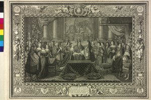 Boda del rey Luis XIV con María Teresa de Austria