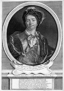 Bernard Le Bovier de Fontenelle, autor francés de Etienne Jehandier (after) Desrochers
