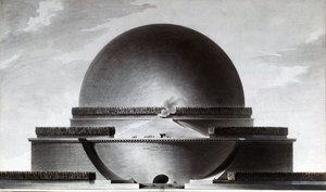 Cenotafio de Newton de Etienne Louis Boullee
