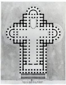 Proyecto para la Iglesia de la Madeleine. Arquitectura de Etienne Louis Boullee de Etienne Louis Boullee