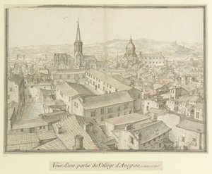 Parte del Colegio de Avignon  1617 : Dotación de una parte del Colegio de Avignon, en 1617. 3 de ene.er