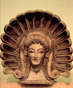 Accesorio en el templo etrusco de Veii, siglo VI a.C.
