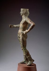 La divinidad del diseño Culsans. Escultura de bronce, siglo III a.C.