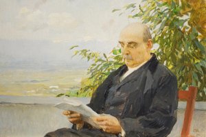 Retrato de Corrado Ricci de Ettore Tito