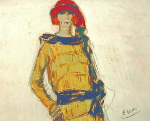 Dama con sombrero de Eugeen van Mieghem
