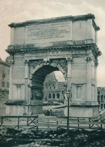 Arco de Tito, Roma, Italia, 1927 de Eugen Poppel