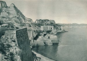 Escena costera, Ischia, Italia de Eugen Poppel