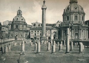 Foro de Trajano, Roma, Italia, 1927