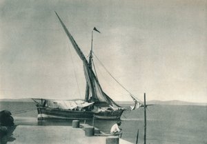 Puerto, Ischia, Italia, 1927 de Eugen Poppel