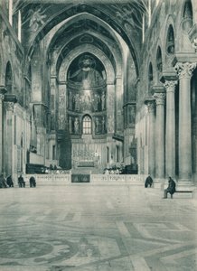 Interior de la Catedral de Monreale, Sicilia, Italia, 1927