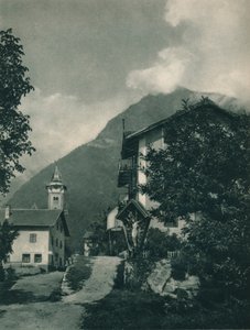Camino al castillo de Tirol, Merano, Tirol del Sur, Italia, 1927 de Eugen Poppel