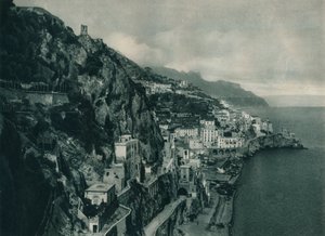 Vista de Amalfi, Italia, 1927 de Eugen Poppel
