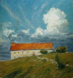 El viejo castillo, Boceto de Eugen Prinz von Schweden