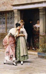 El Ramo del Domingo, 1893 de Eugen von Blaas