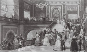 Gran Fiesta, Palacio de Versalles (grabado)