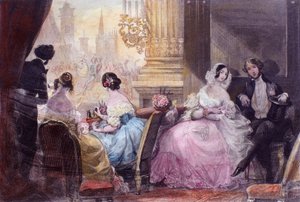 Escena de En Verano en París de Jules Janin de Eugene Louis Lami
