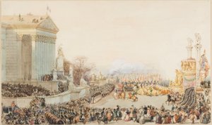 El traslado de las cenizas de Napoleón: 15 de diciembre de Eugene Louis Lami