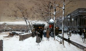 Quai de Seine de Eugene Galien Laloue
