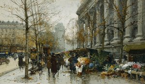 La Madeleine, París de Eugene Galien Laloue