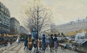 Quai Malaquais, París de Eugene Galien Laloue