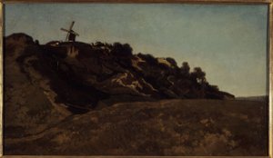 Vista de Montmartre, hacia 1848 (pintura)