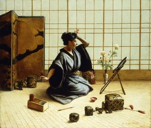 La chica geisha, 1890