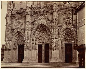 Abbeville, Saint-Vulfran de Eugène Atget