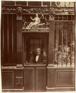 Café, 25, rue des Blancs-Manteaux de Eugène Atget