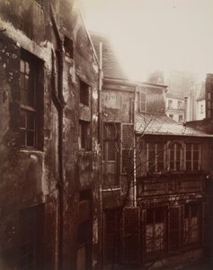Patio en Ruan de Eugène Atget