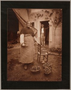 Mujer de Verrières de Eugène Atget