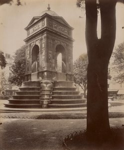 Fuente de los Inocentes de Eugène Atget