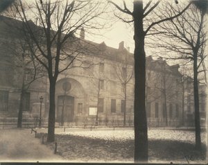 Hôtel Scipion Sardini, rue Scipion de Eugène Atget