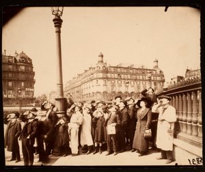 El eclipse, abril 1912 de Eugène Atget