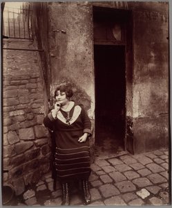 La Villette, calle Asselin de Eugène Atget