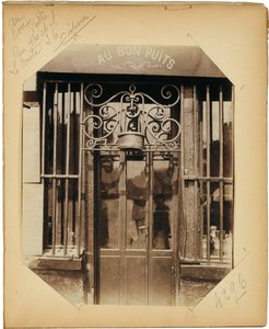 Página del álbum "Documentos para la historia del viejo París", c.1910 de Eugène Atget