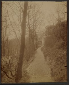 Père Lachaise, camino de las cabras de Eugène Atget