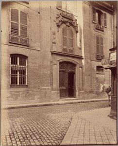 Presbiterio de Saint-Merri, rue de la Verrerie de Eugène Atget